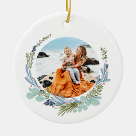 Boho Wreath frohe Weihnachten Modernes Design Keramik Ornament