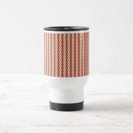 Boho-Wüstenstreifen-Design Reisebecher
