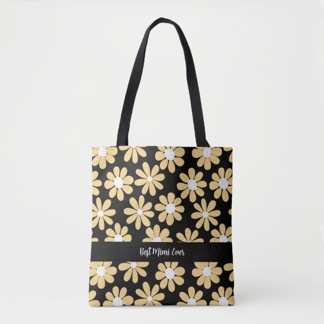 Boho Yellow Daisy Best Mimi Ever (Vorderseite)