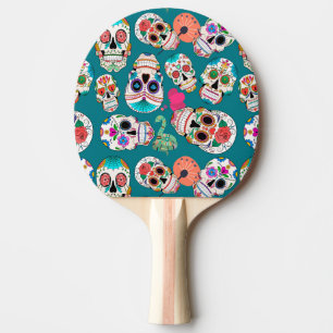 Boho Zuckerschädel Tischtennis Schläger