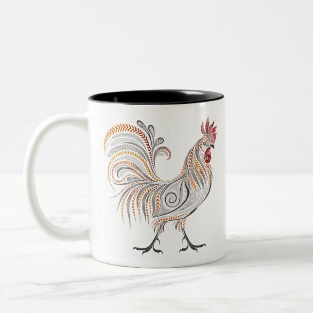 Boho Zweifarbige Tasse (Links)