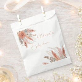 BohoPampas Grass Baby-Dusche Geschenktütchen