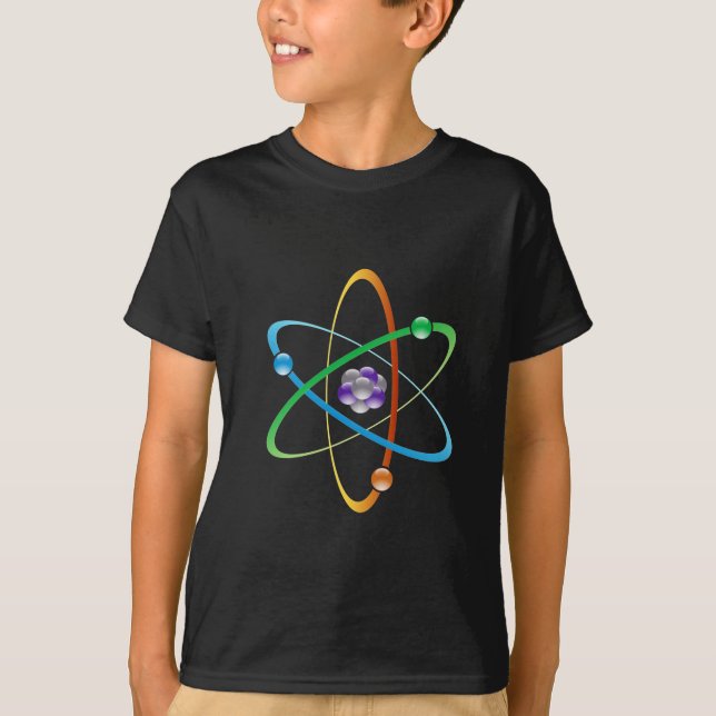 Bohr Atommodell T-Shirt (Vorderseite)