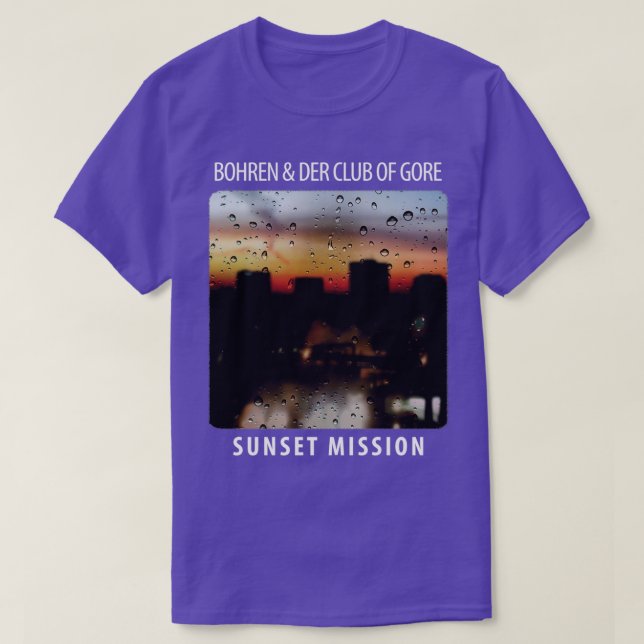 Bohren amp der Club Gore Sunset Mission Jazz T-Shirt (Design vorne)