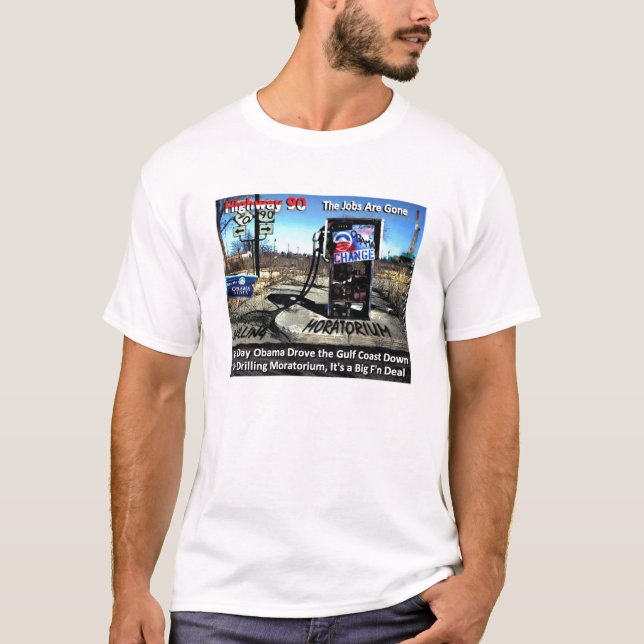 Bohrendes Moratorium/Halt das Graben 2012 T-Shirt (Vorderseite)