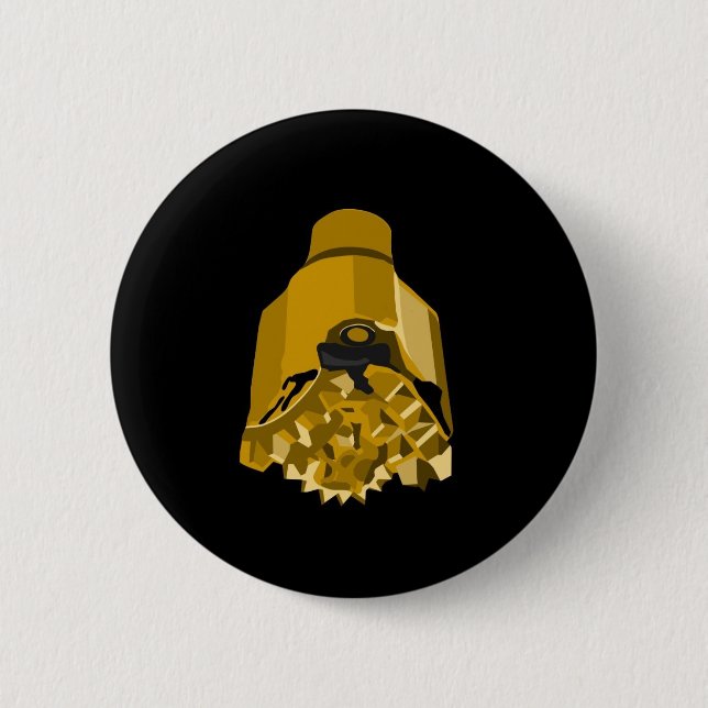 Bohrerschwarzes Button (Vorderseite)