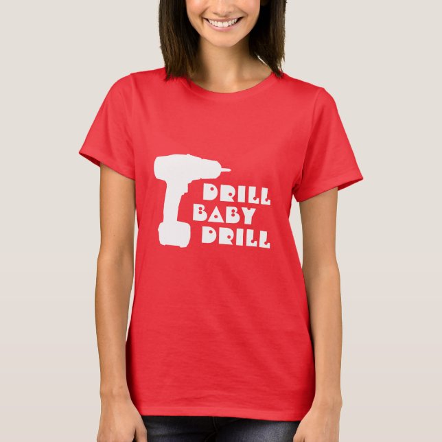 Bohrgerät-Baby-Bohrgerät-Shirt T-Shirt (Vorderseite)
