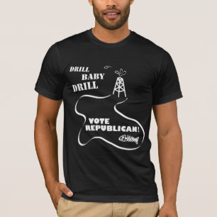 Bohrgerät-Baby-Bohrgerät, wählen Republikaner! T-Shirt