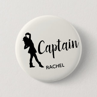 Bohrgerät-Team-Kapitän Personalized Button