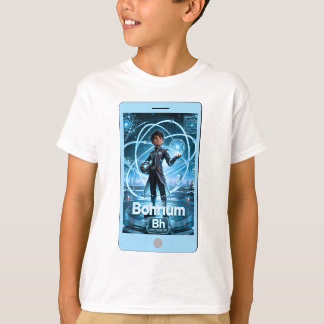 Bohrium (Bh) –  ATOMIVRA™ Kollektion T-Shirt (Vorderseite)