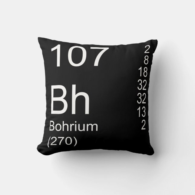 Bohrium Kissen (Vorderseite)