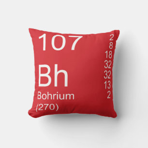 Bohrium Kissen