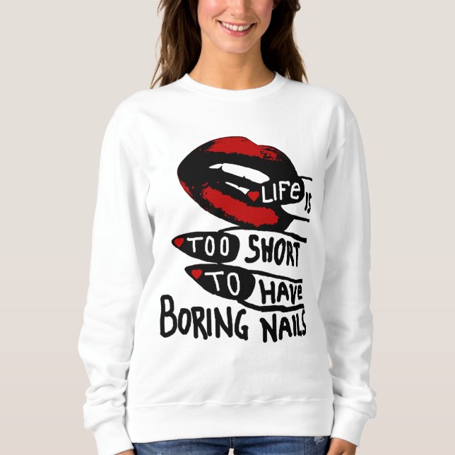 Bohrnägel Sweatshirt (Vorderseite)