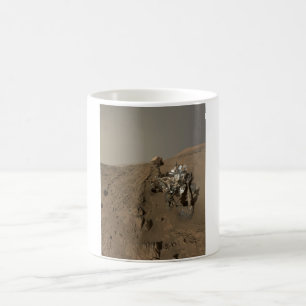 Bohrung Mars Curiosity Rote Marskulisse Kaffeetasse