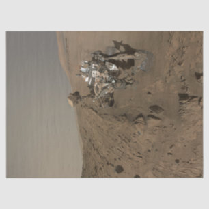 Bohrung Mars Curiosity Rote Marskulisse Seidenpapier