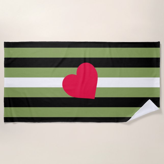 Boi Pride Flag Strandtuch (Vorderseite)