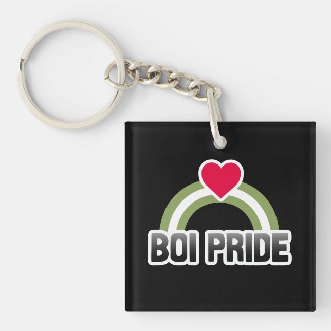 Boi Pride Schlüsselanhänger (Vorderseite)