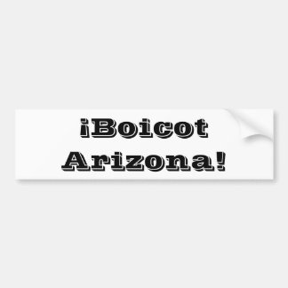 Boicot Arizona Autoaufkleber