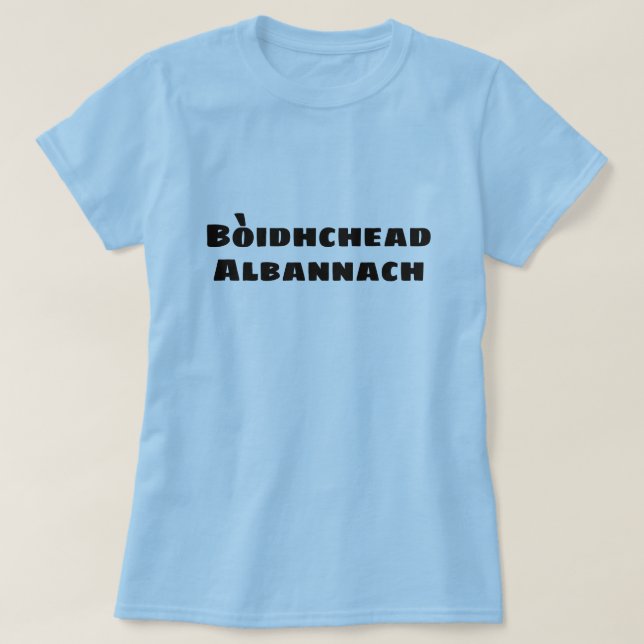 Bòidhchead Alban, schottische Schönheit, schottisc T-Shirt (Design vorne)