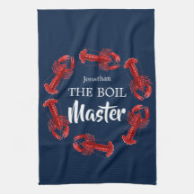 Boil Master Crawfish Dark Blue Custom Funny