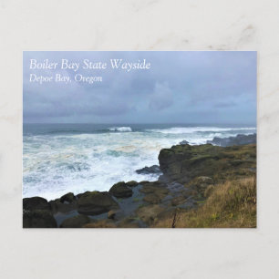 Boiler Bay Staat Wayside, Depoe Bay, Oregon Postca Postkarte