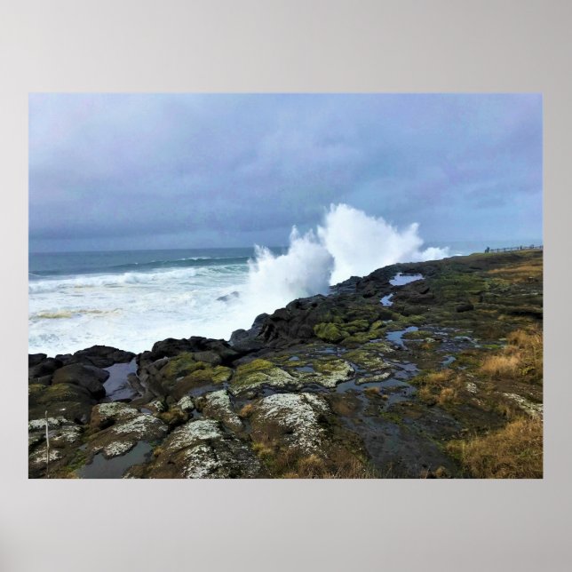 Boiler Bay Staat Wayside, Depoe Bay, Oregon Poster (Vorne)