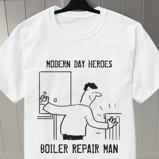 Boiler Repair Man T-Shirt (Von Creator hochgeladen)