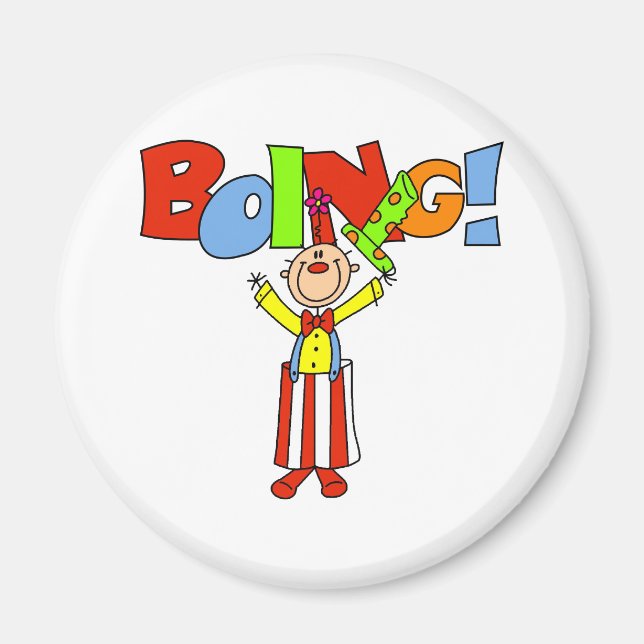 Boing Clown Magnet (Vorne)