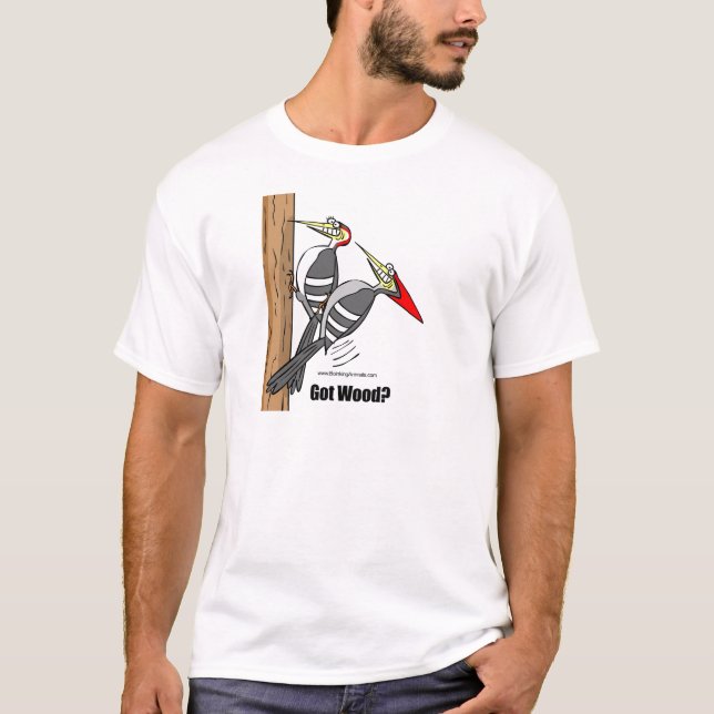 boinking Spechte, Spechtanschluß T-Shirt (Vorderseite)