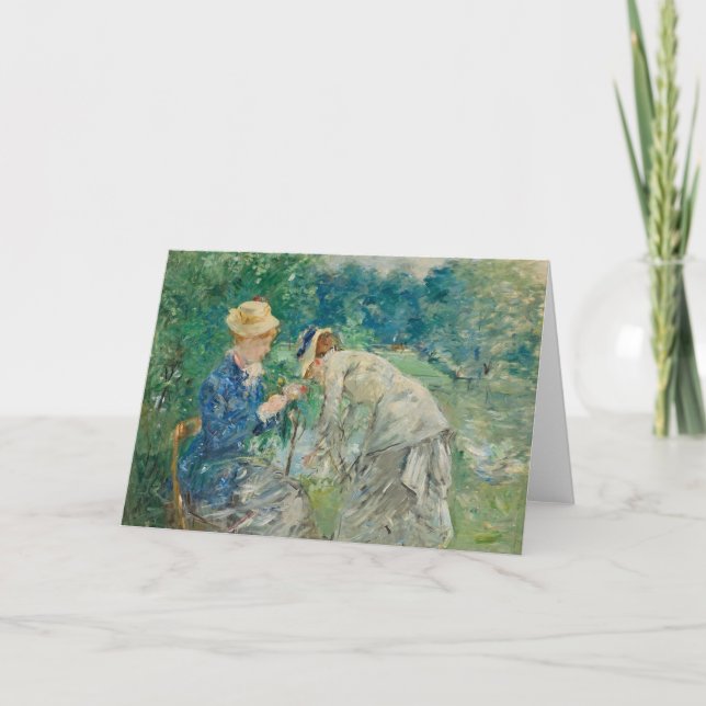 Bois de Boulogne | Berthe Morisot Karte (Vorderseite)