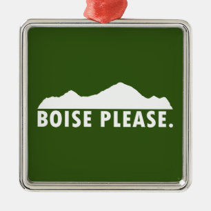 Boise bitte ornament aus metall
