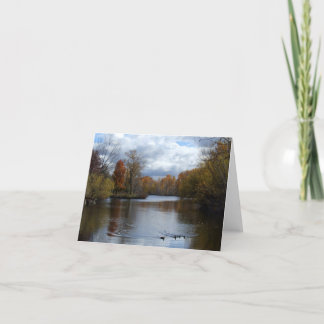 Boise-Fall-Karte Feiertagskarte