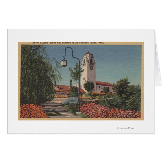 Boise, ID - Sicht auf die Gewerkschaft Pazifik (Vorderseite (Horizontal))