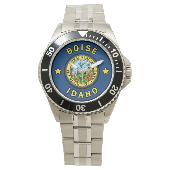 Boise Idaho Armbanduhr (Vorderseite)