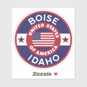 BOISE, Idaho Aufkleber