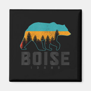 Boise Idaho Bär Grizzly Stolz Outdoor Vintage Magnet