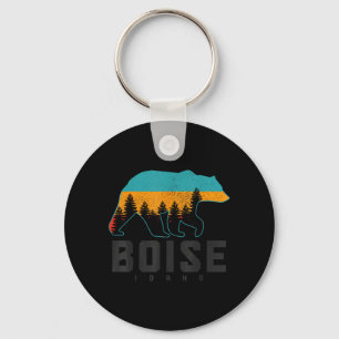 Boise Idaho Bär Grizzly Stolz Outdoor Vintage Schlüsselanhänger