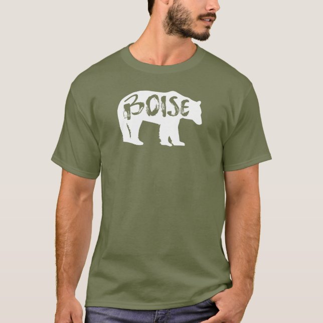 Boise Idaho Bear T-Shirt (Vorderseite)