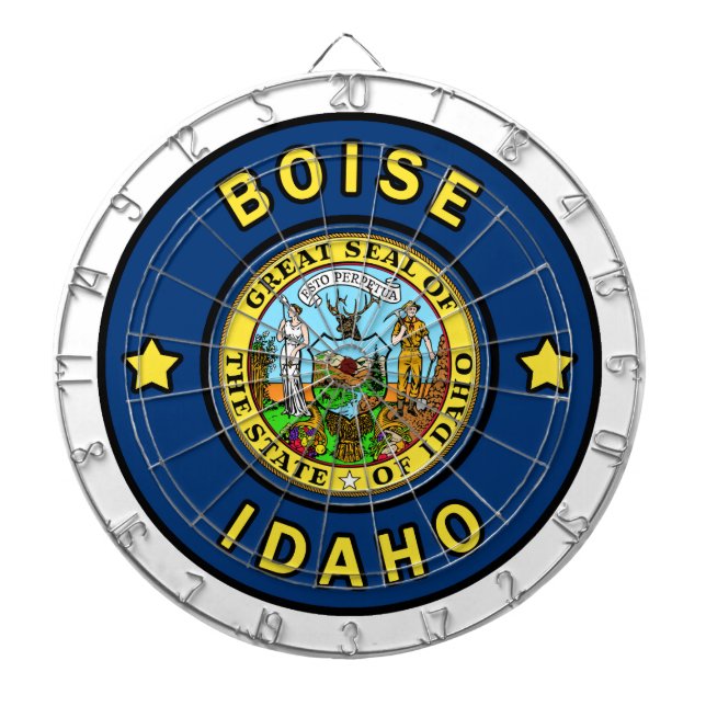 Boise Idaho Dartscheibe (vorne)