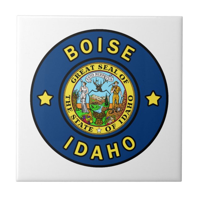 Boise Idaho Fliese (Vorderseite)
