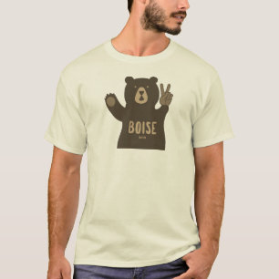 Boise Idaho Friedensbär T-Shirt