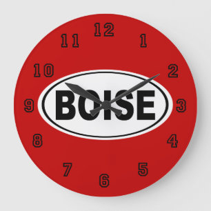 Boise Idaho Große Wanduhr