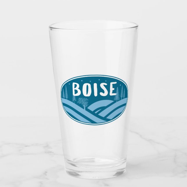 Boise Idaho Outdoor Glas (Vorderseite)