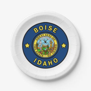 Boise Idaho Pappteller