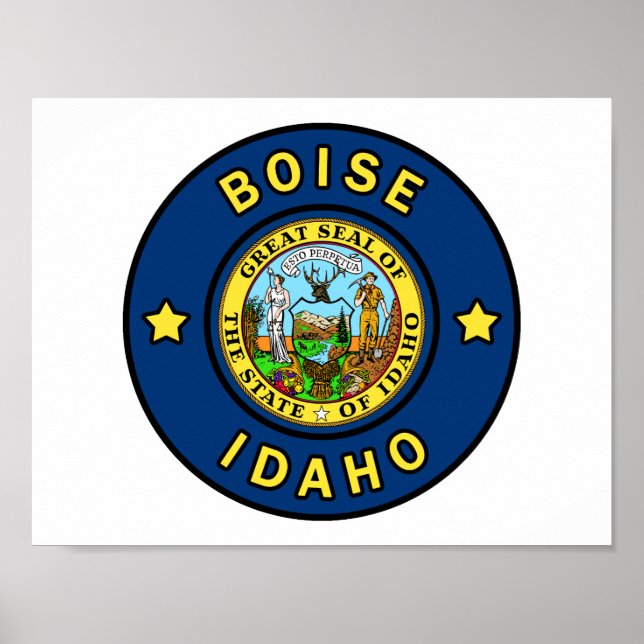 Boise Idaho Poster (Vorne)