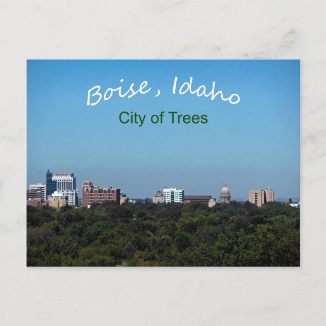 Boise, Idaho Postkarte (Vorderseite)