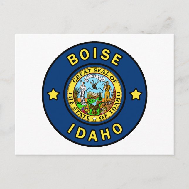 Boise Idaho Postkarte (Vorderseite)