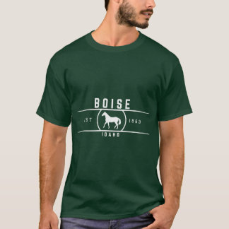 Boise Idaho Retro Style übersichtlich T-Shirt