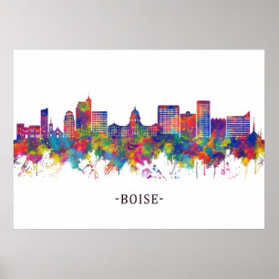 Boise Idaho Skyline Poster