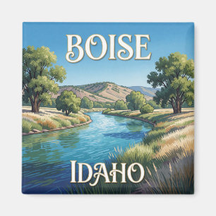 Boise Idaho State Capitol Wahrzeichen Magnet